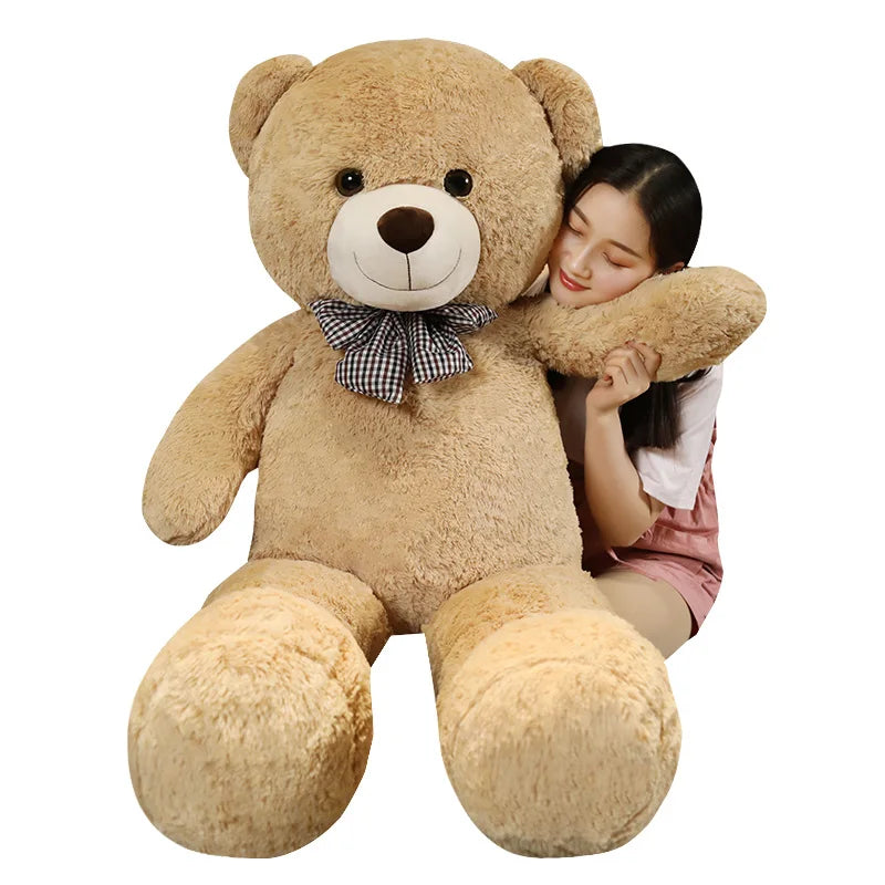 Giant Teddy Bear Plush Toy 41.3in – Super Soft Hugging Pillow Bear