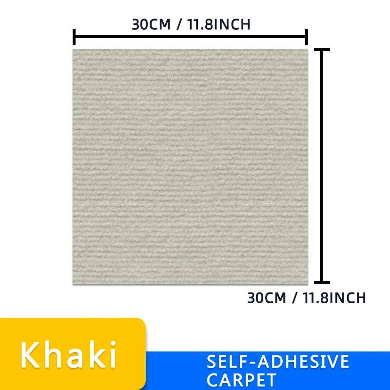 Self-Adhesive Carpet Tiles 40pcs – 30x30cm Peel & Stick Floor Mat