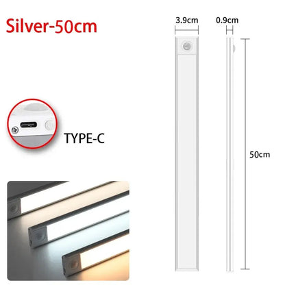 Under Cabinet LED Motion Sensor Light USB Rechargeable – 3 Color Modes
