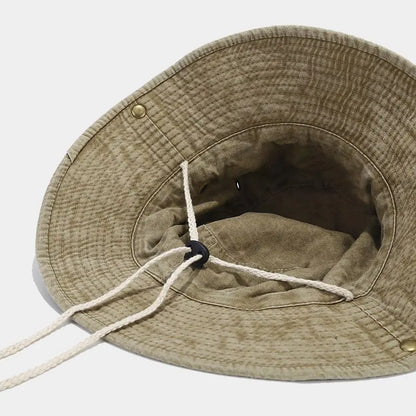 Cotton Bucket Hat – Outdoor Sun Hat for Men & Women