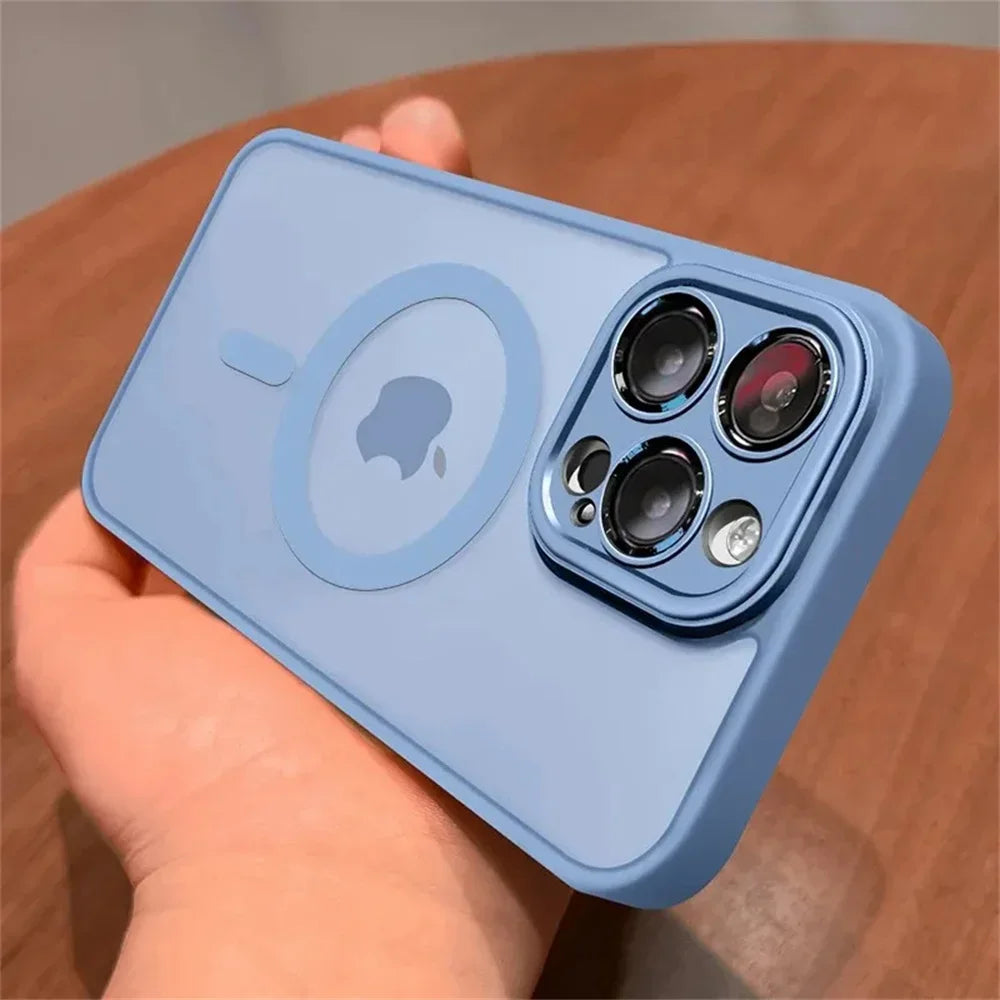 Lens Protection MagSafe iPhone Case – Matte Translucent