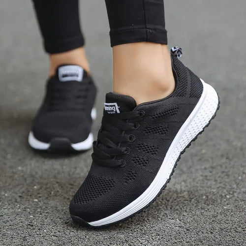 Women's Breathable Mesh Sneakers – Lightweight Walking Shoes