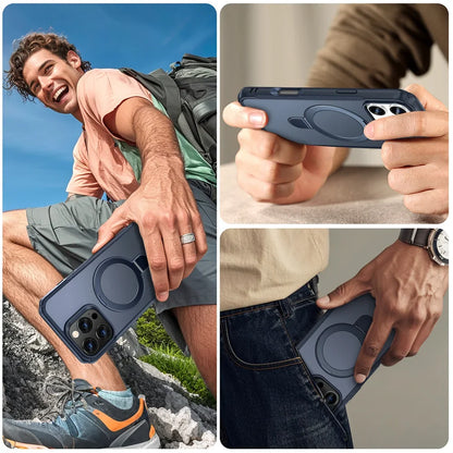 MagSafe iPhone Case with Magnetic Ring Stand & Kickstand