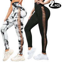 2 pieces black White