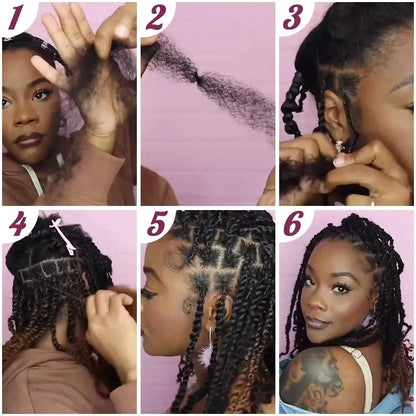 Afro Kinky Curly Bulk Human Hair for Braiding No Weft Remy