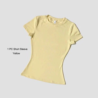 Women's Yoga Set – High-Waist Shorts & Sport Top Fitness Suit
