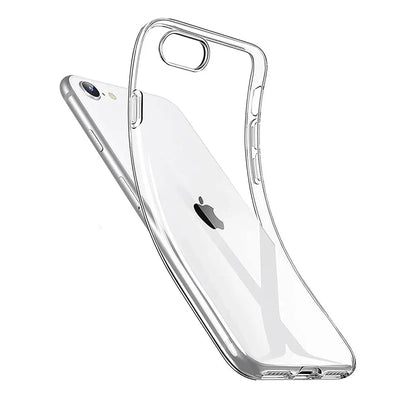 Clear Silicone Case for iPhone SE 2022/2020, iPhone 8 & 7 – Ultra Thin Soft Cover