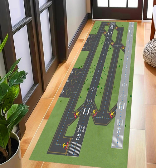 Airport Runway Runner Rug – Aviation Design Floor Mat