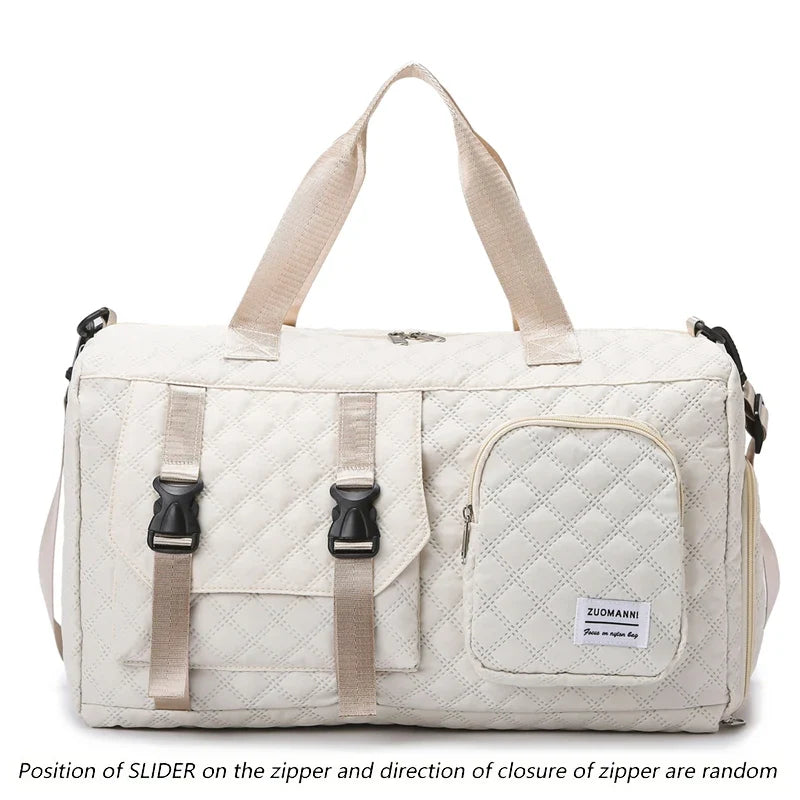 Nylon Travel Duffle Bag Large Gym Sports Overnight Bag