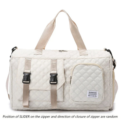 Nylon Travel Duffle Bag Large Gym Sports Overnight Bag