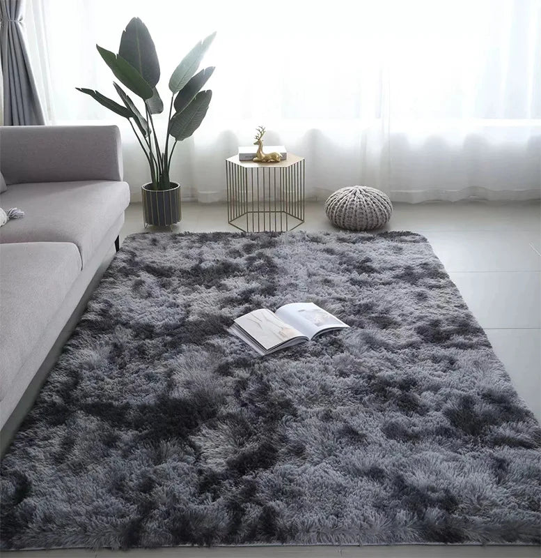 Fluffy Shag Area Rug – Soft Plush Carpet for Living Room & Bedroom