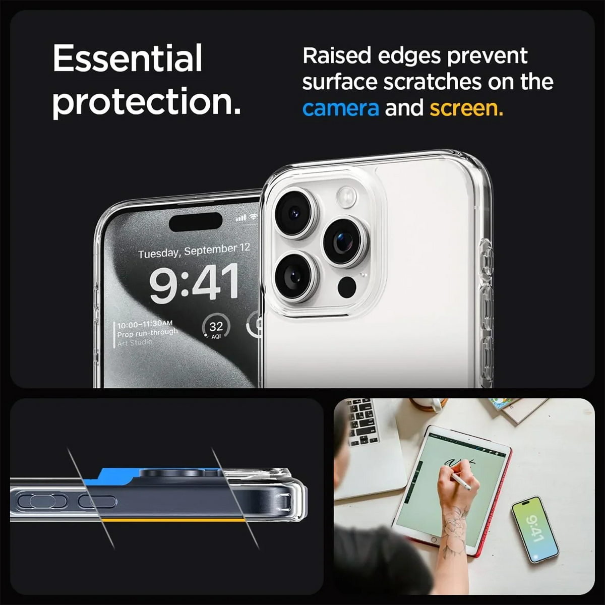Clear Soft Silicone Case for iPhone 11 12 13 14 15 Pro Max – Ultra Thin Transparent Cover