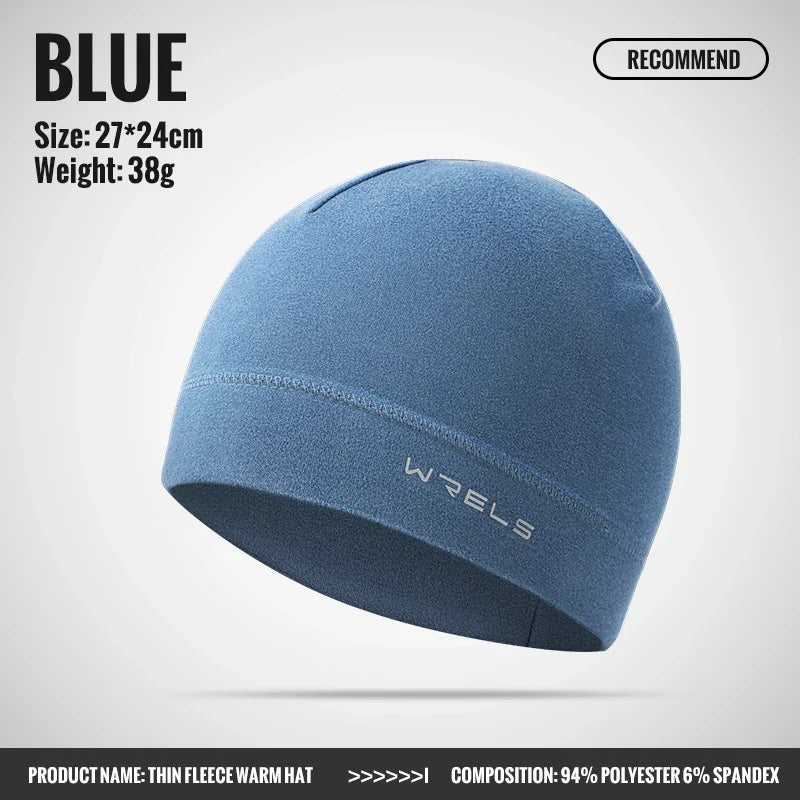 Wrels Thermal Running Beanie Hat – Lightweight Stretch Skull Cap for Sports