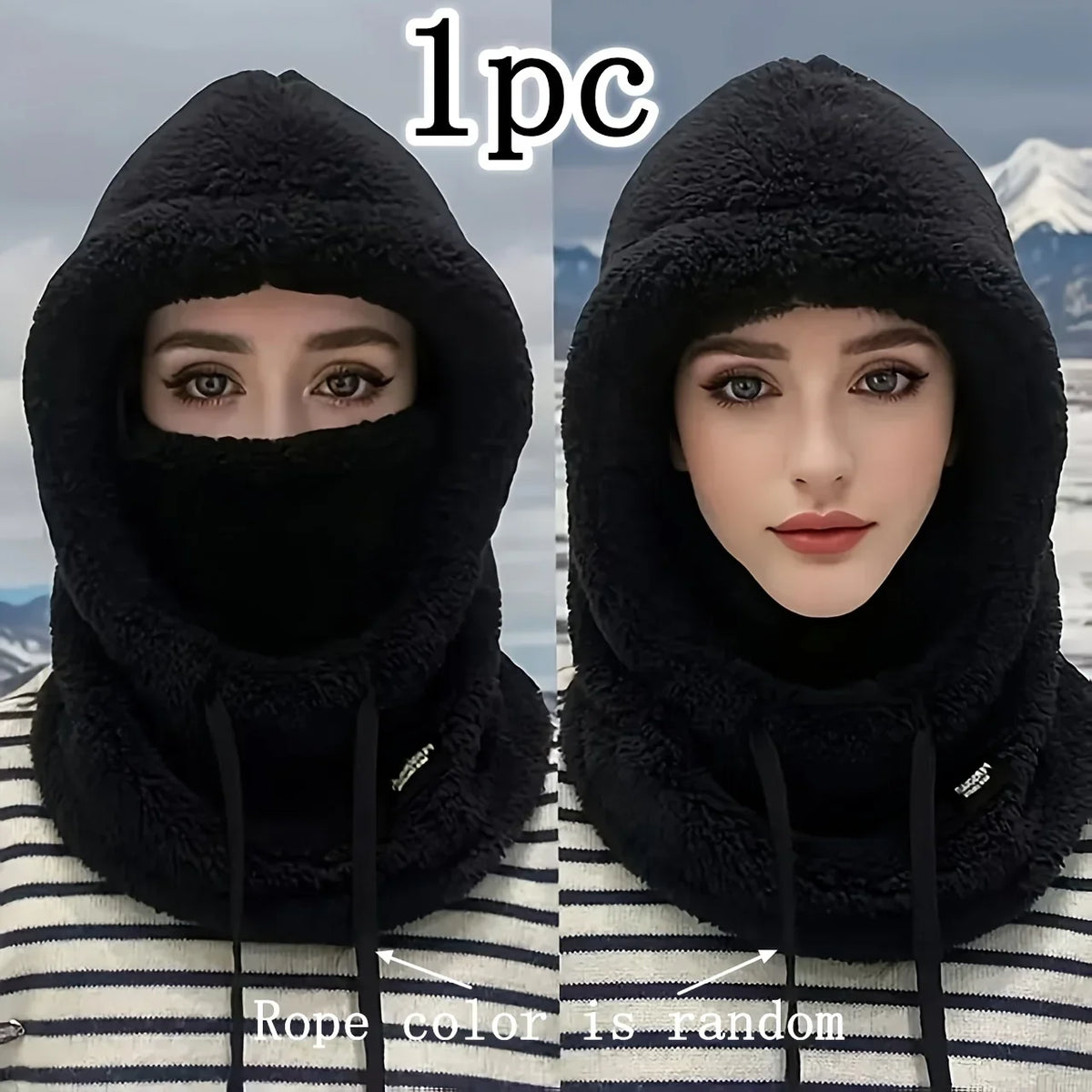 Fleece Balaclava Hood – Warm Winter Face Mask & Hat