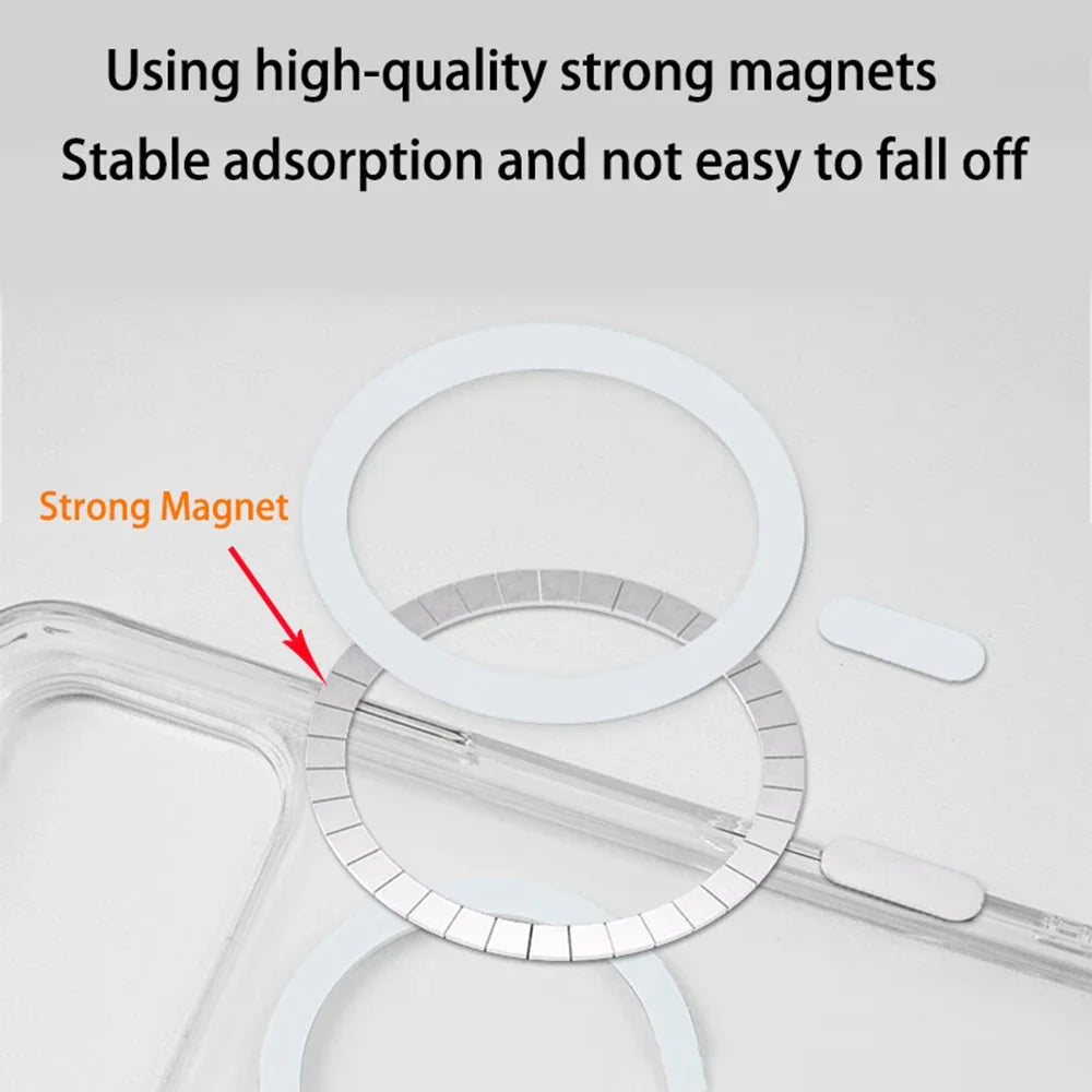 MagSafe Clear iPhone Case – Magnetic Wireless Charging Cover