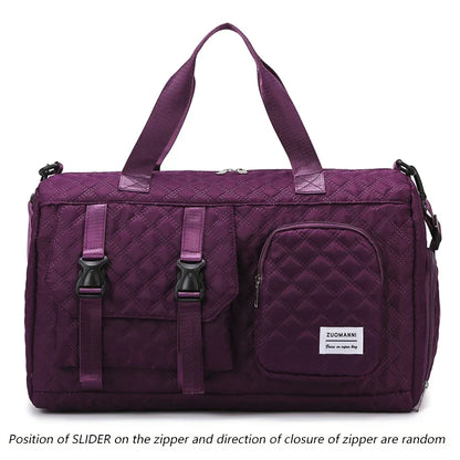 Nylon Travel Duffle Bag Large Gym Sports Overnight Bag