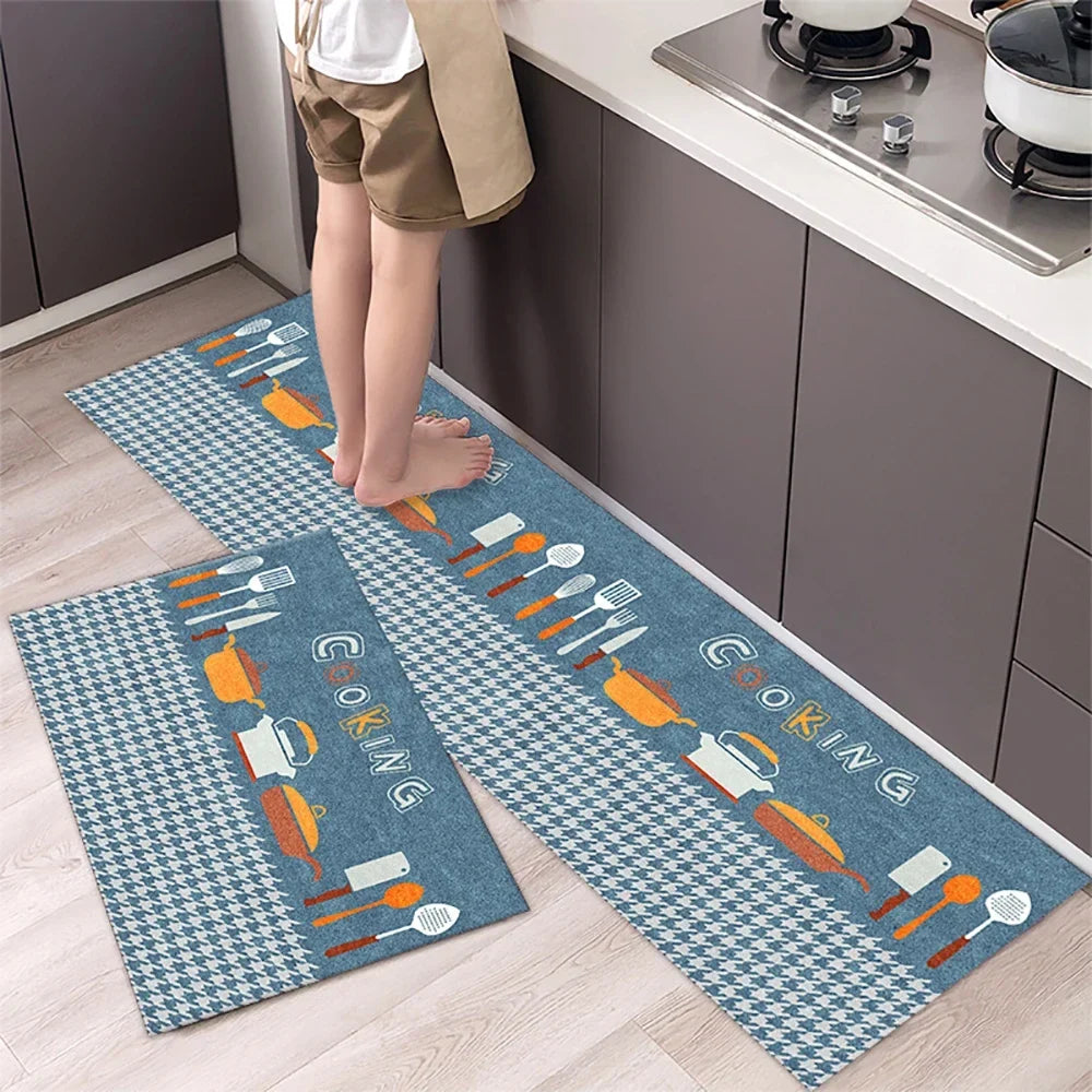 Non-Slip Kitchen Floor Mat – Soft Washable Rug for Kitchen, Bedroom & Hallway