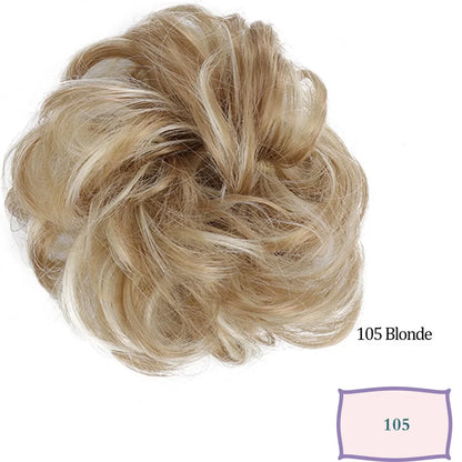Messy Bun Hair Scrunchie – Synthetic Chignon Updo Hairpiece