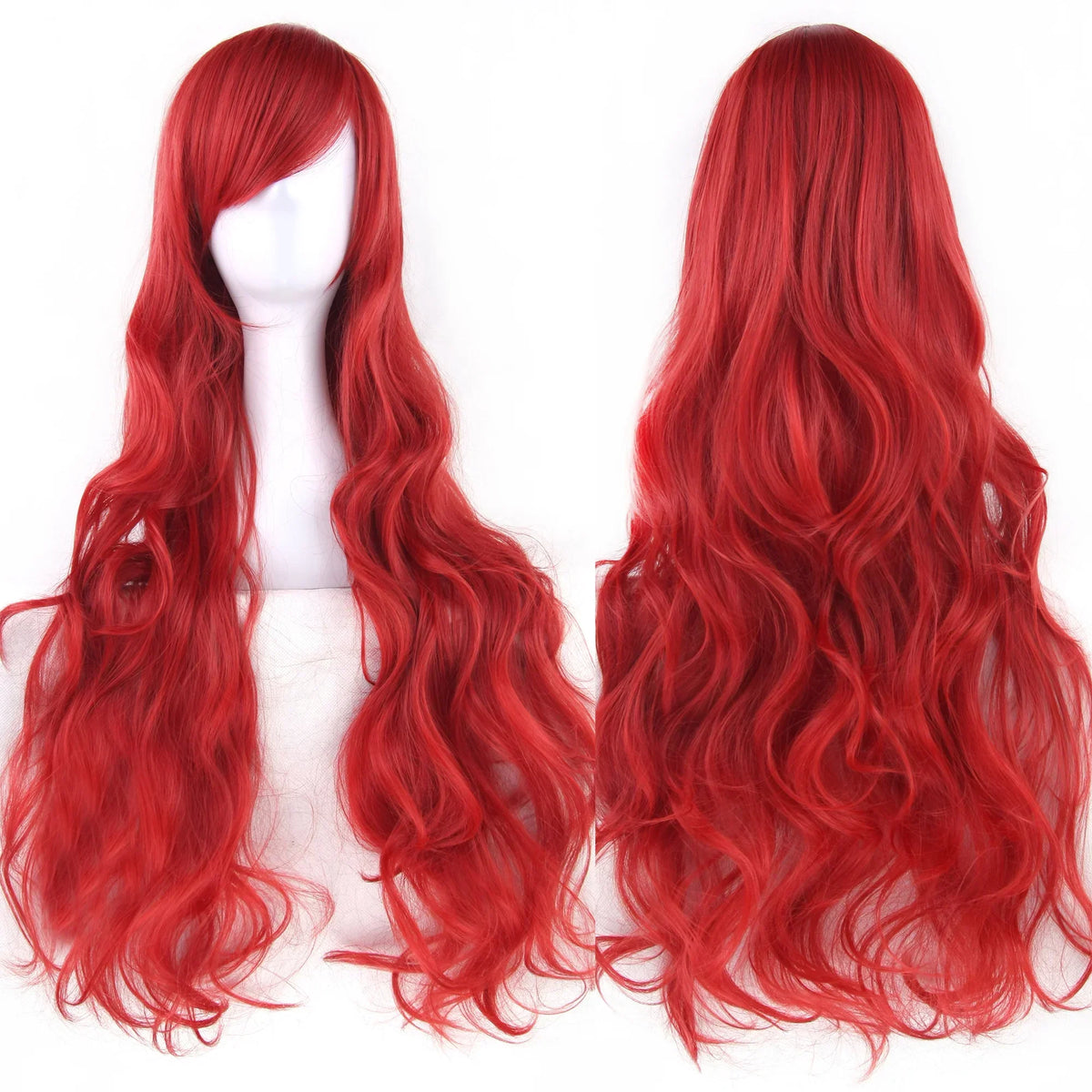 Long Curly Cosplay Wig – Synthetic Party Wig for Women