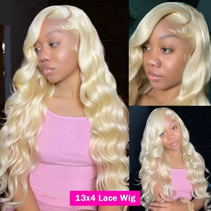613 Blonde Body Wave Lace Front Wig Human Hair 13x6 13x4