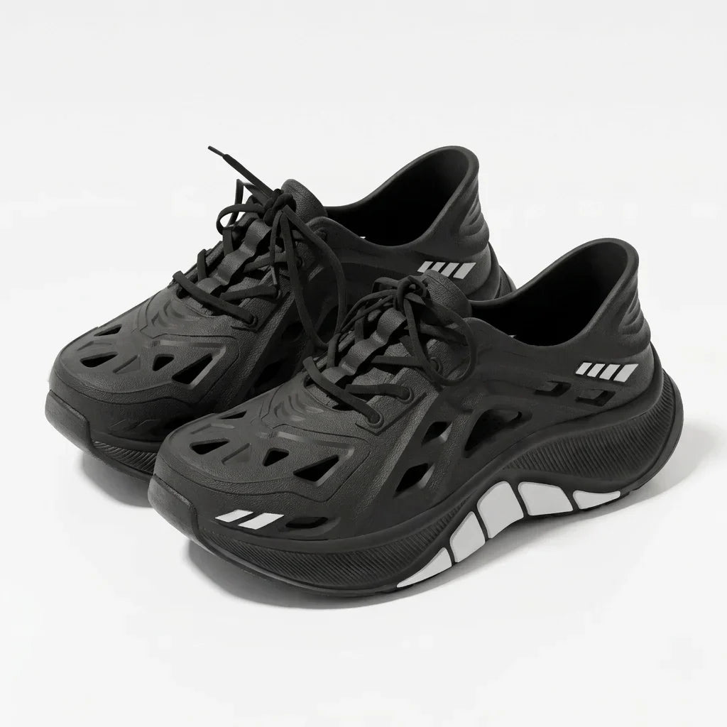 Men's Hollow Clog Sneakers – Non-Slip Outdoor Beach Garden Shoes