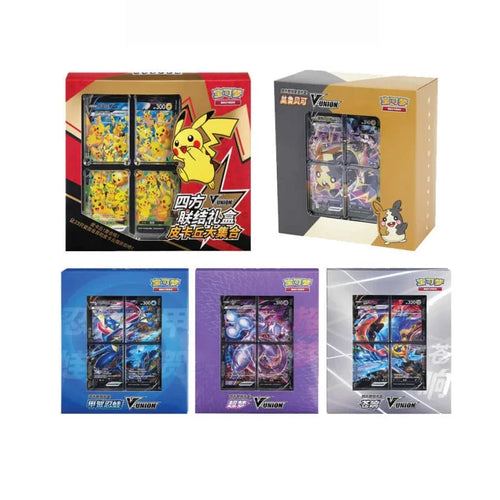 Pokemon PTCG Pikachu V-Union Quartet Coupling Gift Box