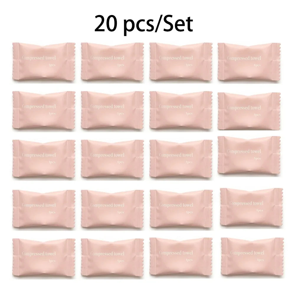 Disposable Compressed Towels – Camping & Travel (10/20/50/100pcs)