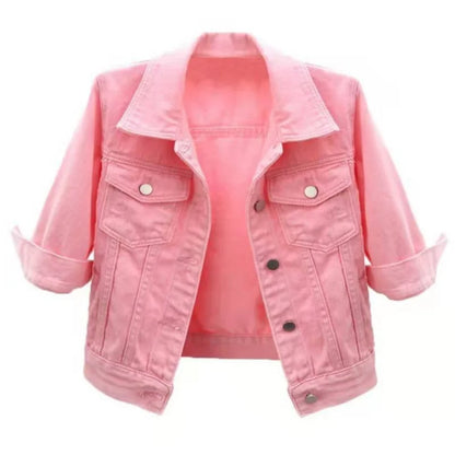 Women's Casual Denim Jacket – Short Jean Coat