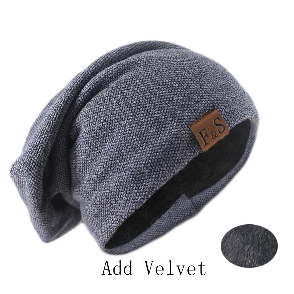 Knit Beanie Hat – Unisex Slouchy Skullcap for Men & Women
