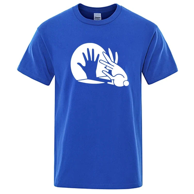 Shadow Puppet Graphic T Shirt Funny Cotton Blend Tee
