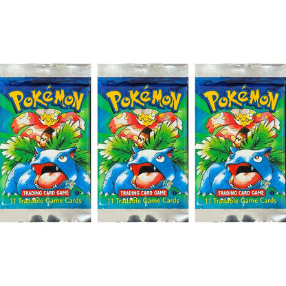 Pokemon TCG Vintage Booster Packs – Base Set, Jungle & Fossil