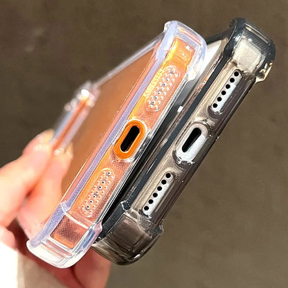 Clear Silicone iPhone Case – Shockproof Transparent Cover iPhone 11–17