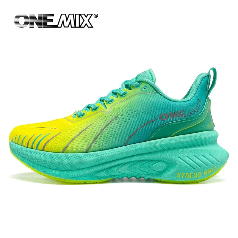 Cushioning Running Shoes Unisex – Non-Slip, Lace-Up Sports Sneakers for Heavy Runners