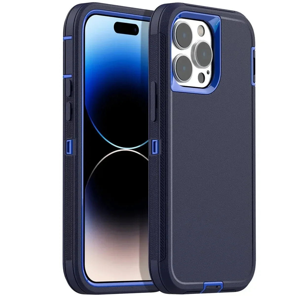 Heavy Duty Armor Shockproof Case for iPhone 16 15 14 13 12 11 Pro Max XR XS