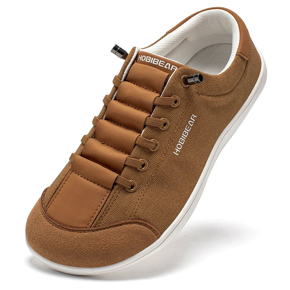 Barefoot Shoes Wide Toe Box Unisex Canvas Sneakers by Hobibear