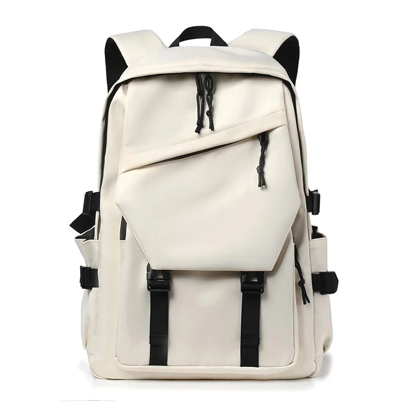 Travel Backpack 15" – Large Capacity Solid Color Daypack