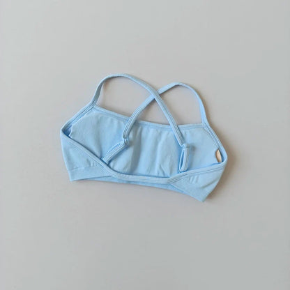 Seamless Racerback Sports Bra – Breathable Yoga & Gym Top for Women