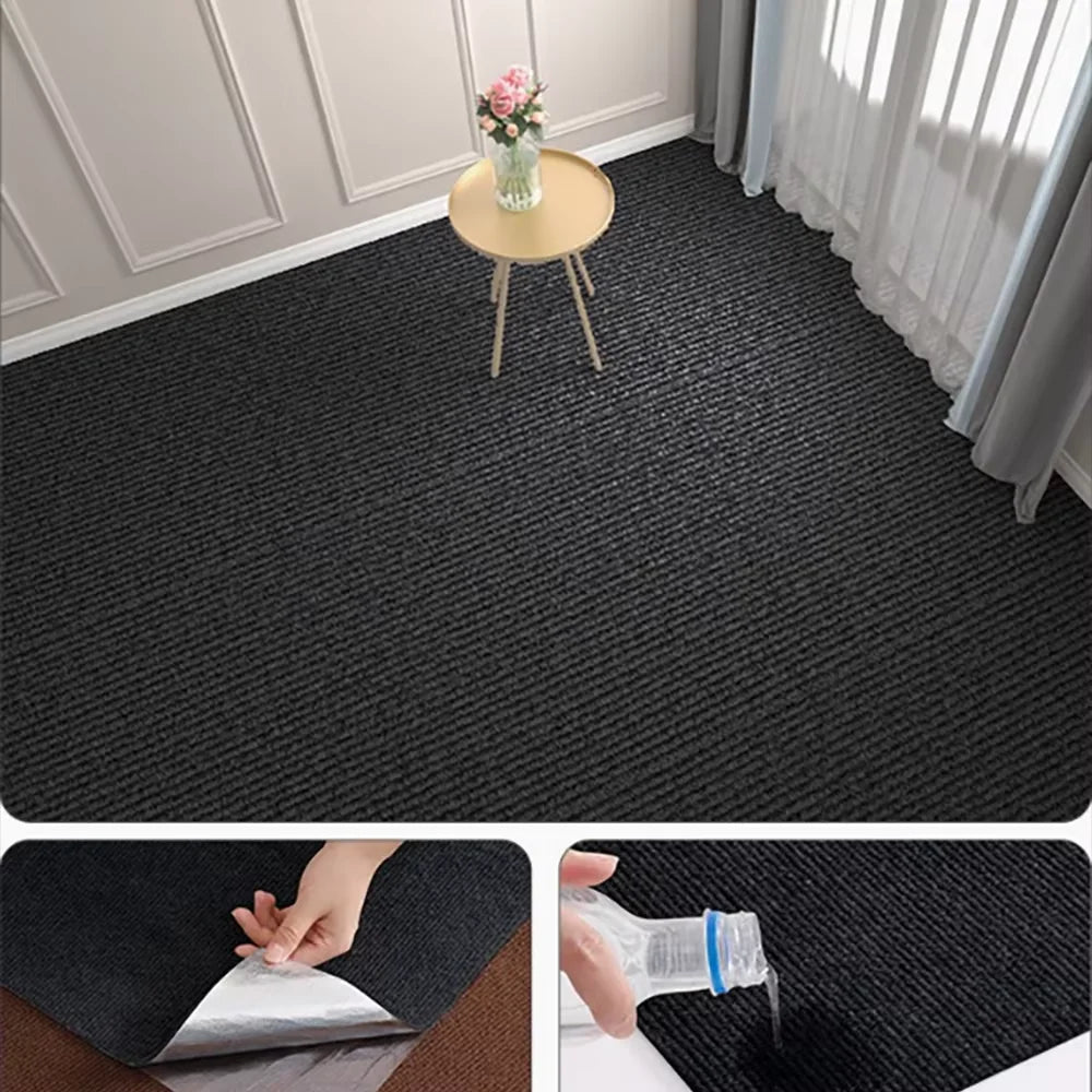 Peel & Stick Floor Mat – Self-Adhesive Water-Absorbent Carpet Runner 40x300cm