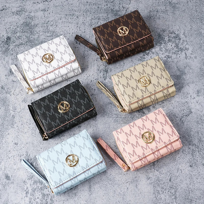 Women's Short PU Leather Wallet – Luxury Coin Purse