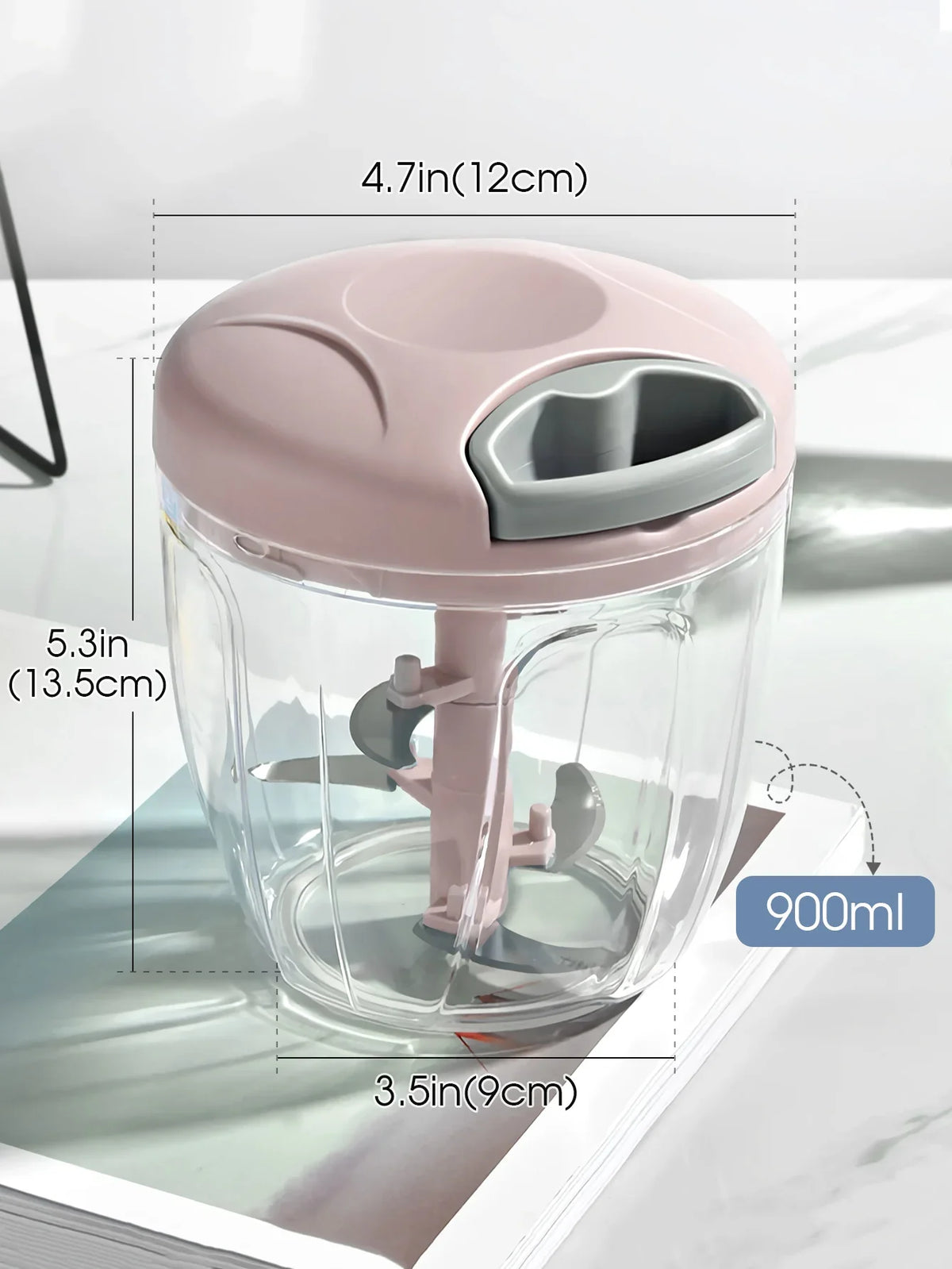 Manual Garlic Chopper & Vegetable Mincer – Pull String