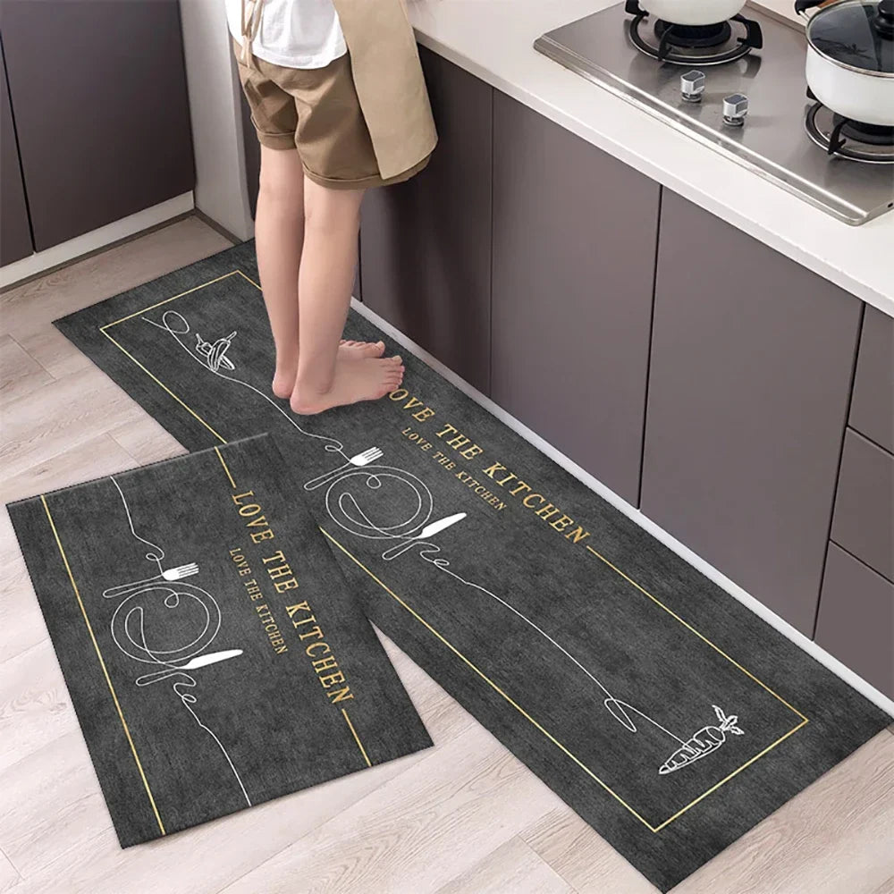 Non-Slip Kitchen Floor Mat – Soft Washable Rug for Kitchen, Bedroom & Hallway