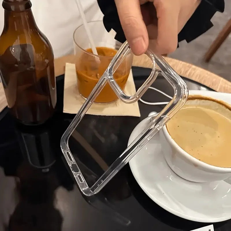 Clear Silicone iPhone Case – Transparent Shockproof Cover