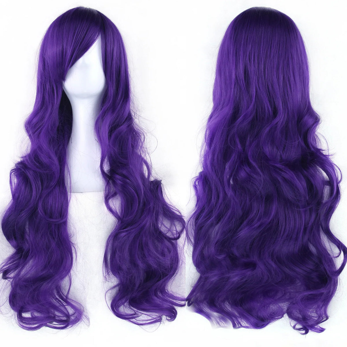 Long Curly Cosplay Wig – Synthetic Party Wig for Women