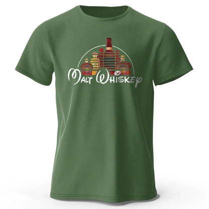 Malt Whiskey Graphic T Shirt Oversized Cotton Tee