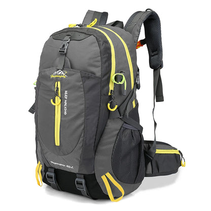 40L Hiking Backpack – Water-Resistant Travel & Camping Bag