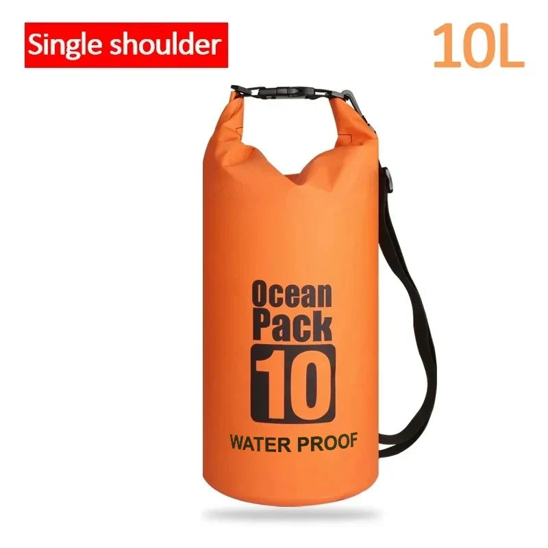 Waterproof Dry Bag 2L–30L – PVC Ocean Pack for Outdoor Sports