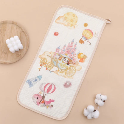Baby Muslin Burp Cloth & Face Towel – 6-Layer Cotton Gauze
