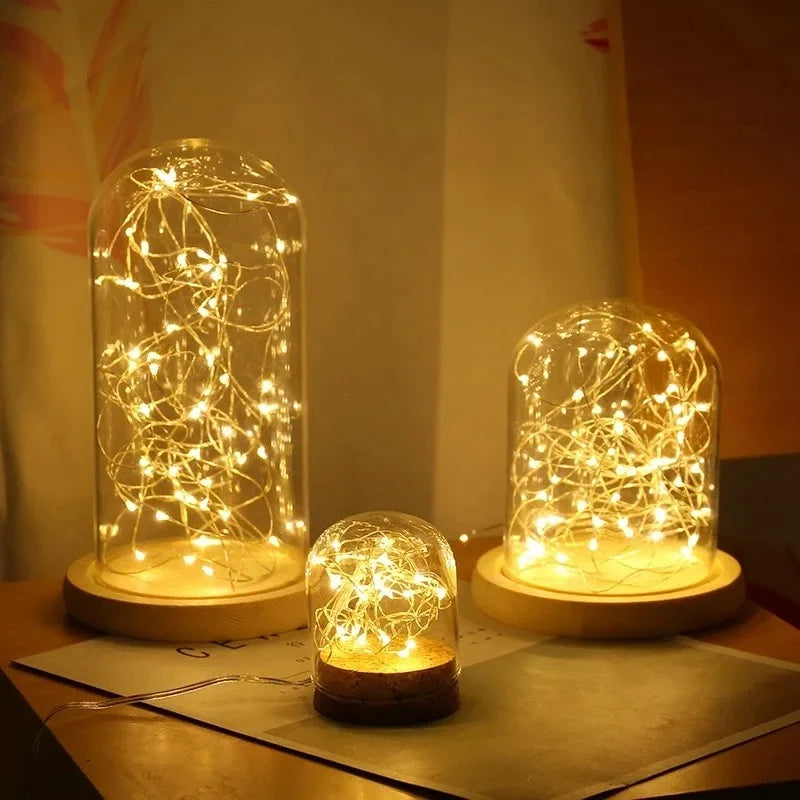 LED Fairy String Lights – Battery Operated Copper Wire
