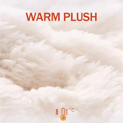 Fleece-Lined Knit Beanie Hat – Warm Winter Ski Cap for Men & Women