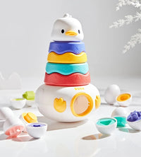 Stacking eggs